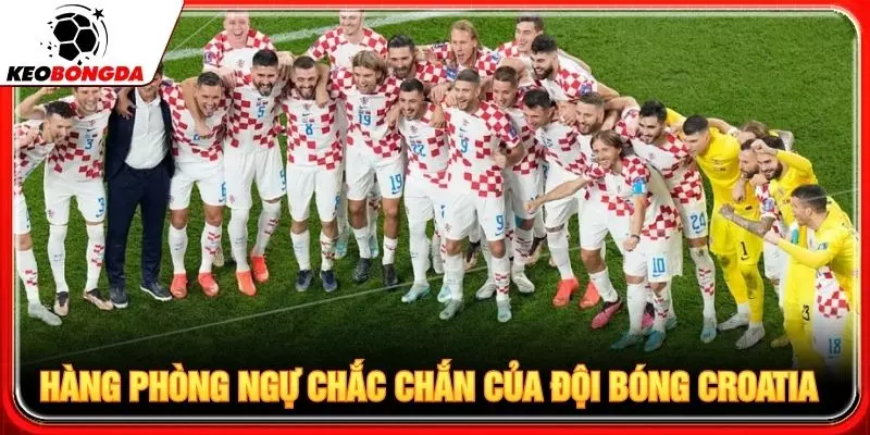 Hàng phòng ngự chắc chắn của đội bóng Croatia