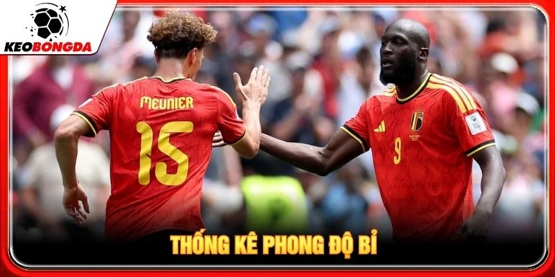 Thống kê phong độ Bỉ