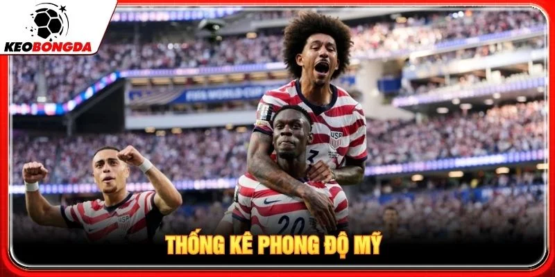 Thống kê phong độ Mỹ Thống kê phong độ Mỹ